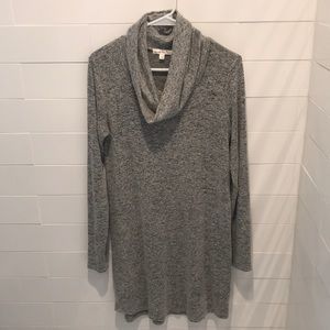 Nine Britton Grey Cowl Neck Sweater Dress. Size M.